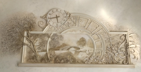 Барельеф, лепнина в г. Минске,